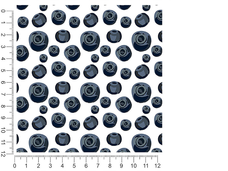 blue popcorn fruit 1ft x 1ft Craft Sheets