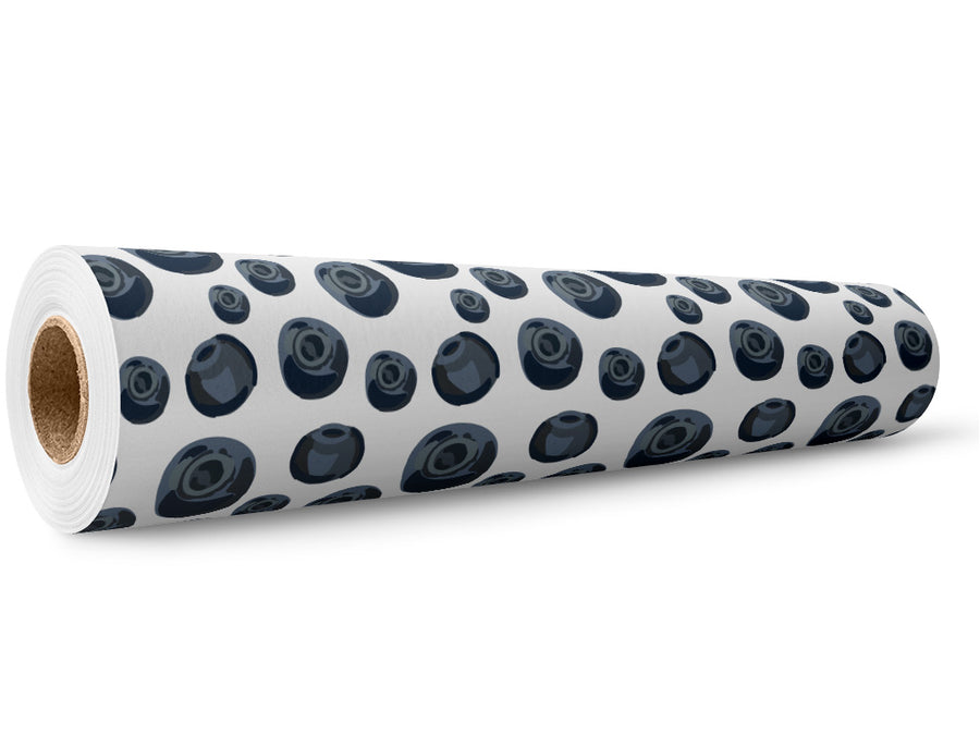 Blue Popcorn Fruit Wrap Film Wholesale Roll~Rwraps Series 914 Digitally Printed Vinyl Roll~5