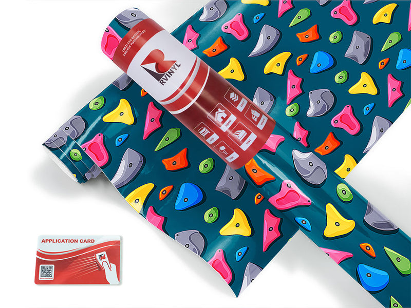 blue rock wall sport Craft Vinyl Roll
