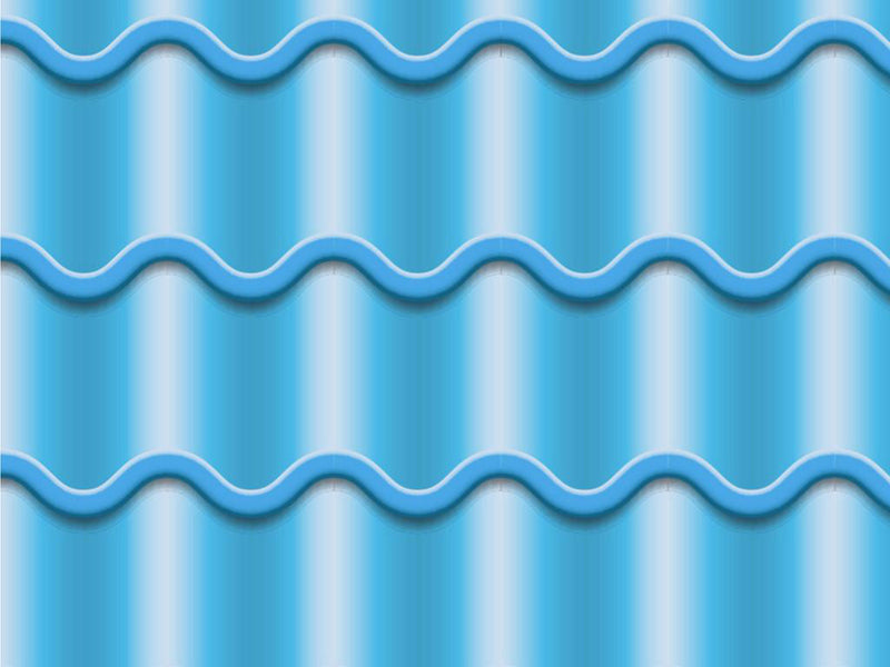 Blue Tile Vinyl Wrap Pattern~Rwraps Series 914 Digitally Printed Vinyl Wrap~0