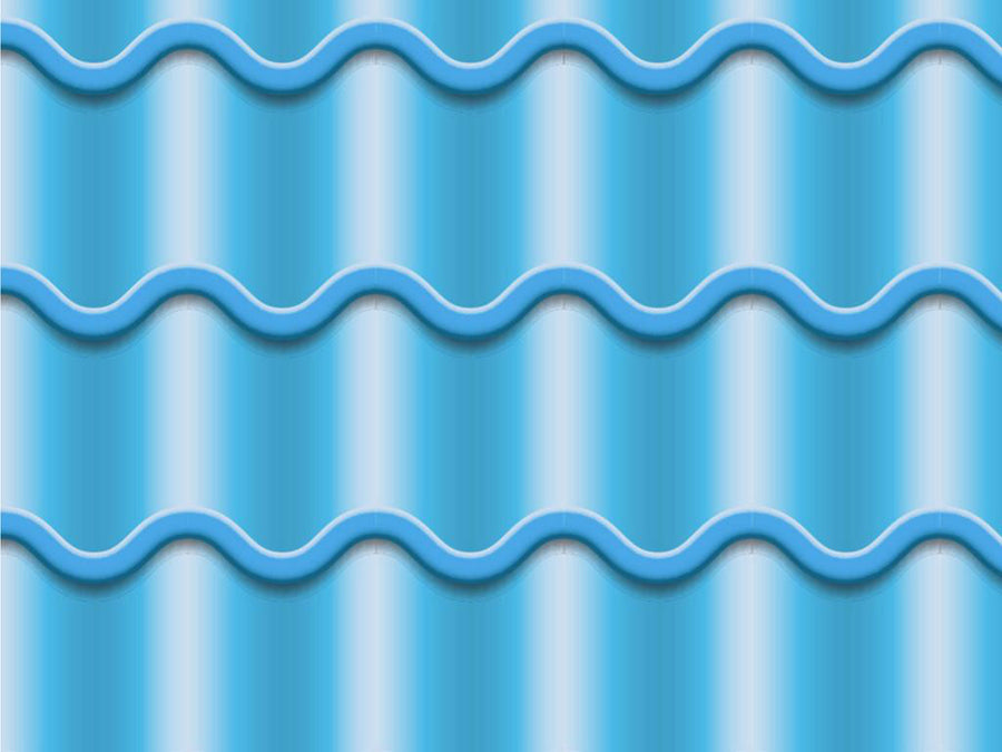 Blue Tile Vinyl Wrap Pattern~Rwraps Series 914 Digitally Printed Vinyl Wrap~0