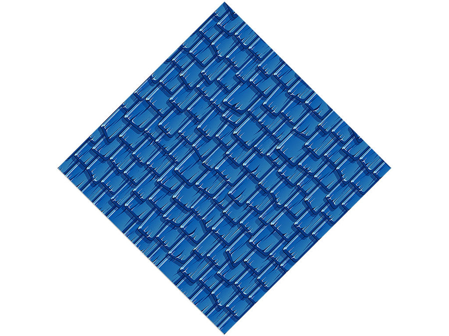 Blue Shake Tile Vinyl Wrap Pattern