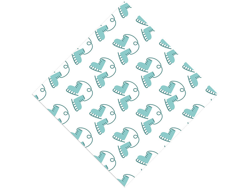Blue Skates Sport Vinyl Wrap Pattern