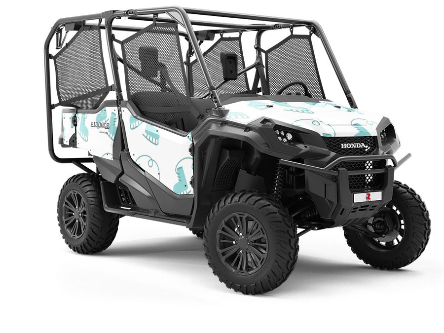 Blue Skates Sport Utility Vehicle Vinyl Wrap