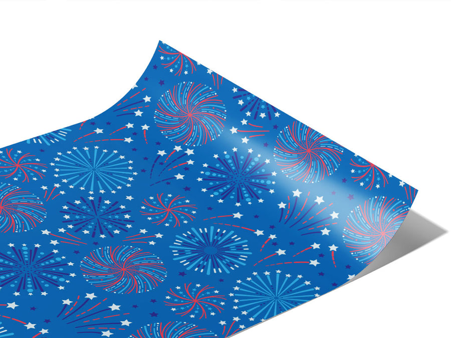 Blue Skies Americana Vinyl Wraps~Rwraps Series 914 Digitally Printed Vinyl Wrap~1