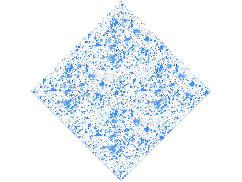 Blue Smears Paint Splatter Vinyl Wrap Pattern