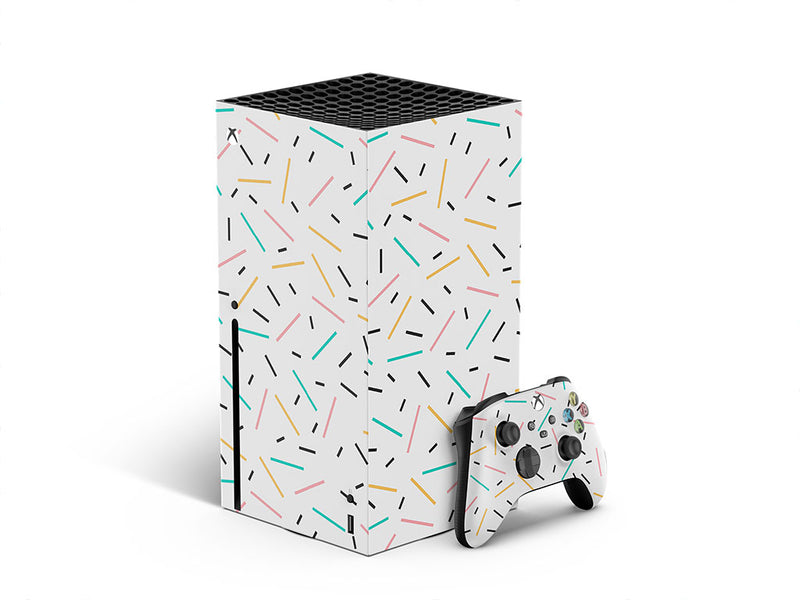 blue sprinkles abstract geometric XBOX DIY Decal