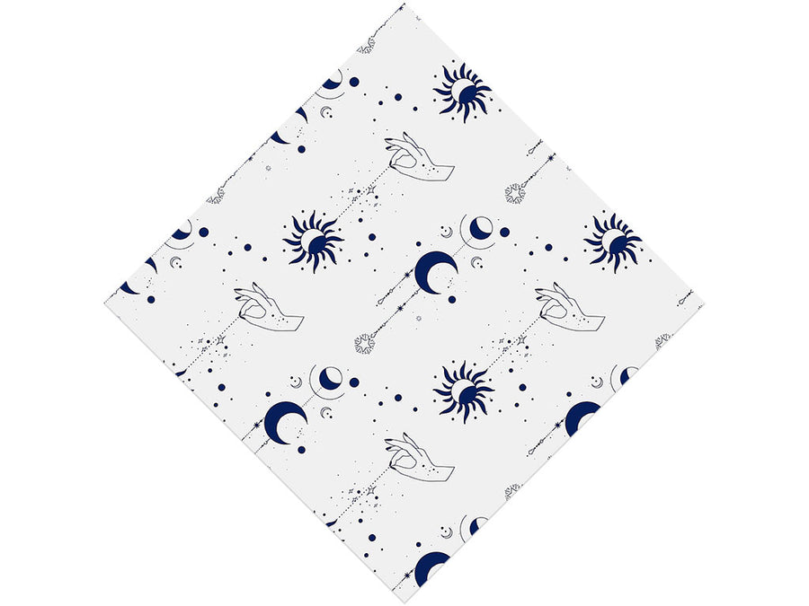 Blue Suns Astrology Vinyl Wrap Pattern