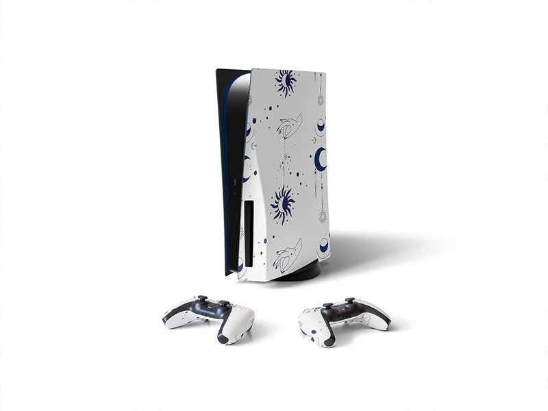 blue suns astrology Sony PS5 DIY Skin