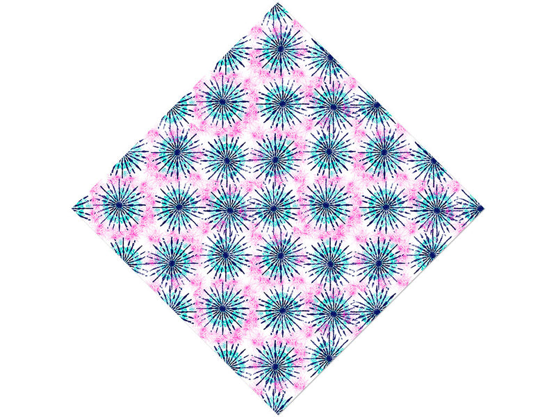 Blue Sunshine Tie Dye Vinyl Wrap Pattern