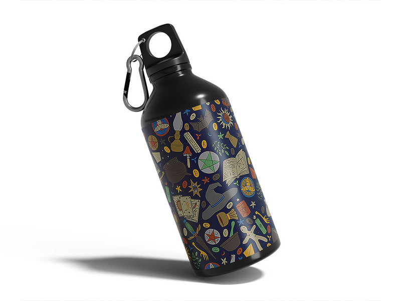 blue tails horror Water Bottle DIY Stickers