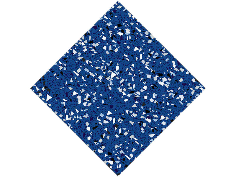 Blue Terrazzo Vinyl Wrap Pattern