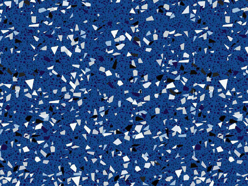 Blue Terrazzo Vinyl Wrap Pattern~Rwraps Series 914 Digitally Printed Vinyl Wrap~0