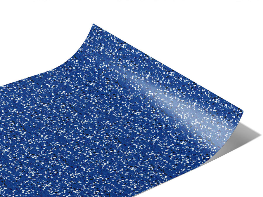 Blue Terrazzo Vinyl Wraps~Rwraps Series 914 Digitally Printed Vinyl Wrap~0