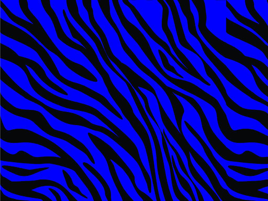Blue Tiger Vinyl Wrap Pattern~Rwraps Series 914 Digitally Printed Vinyl Wrap~0