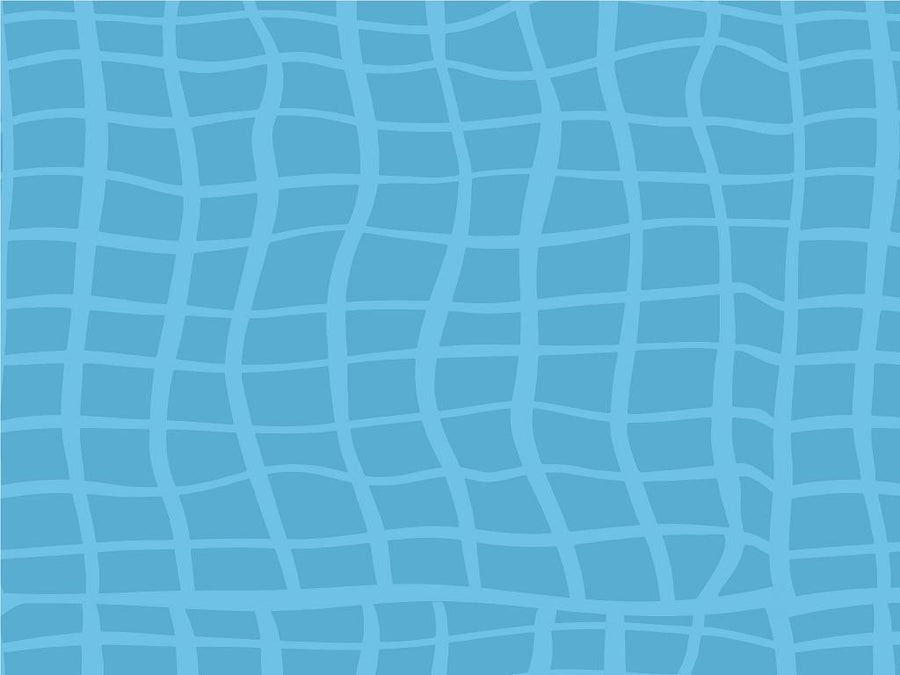 Blue Waves Tile Vinyl Wrap Pattern~Rwraps Series 914 Digitally Printed Vinyl Wrap~0