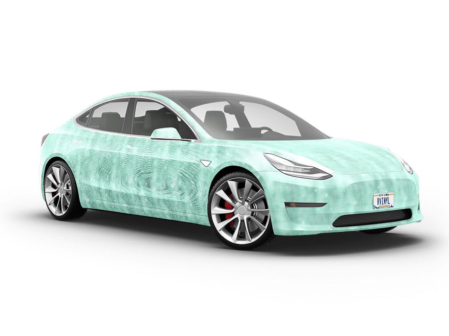 Blue Willow Gemstone Vehicle Vinyl Wrap