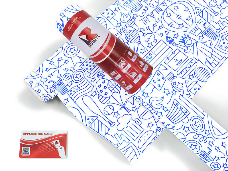 blue york Craft Vinyl Roll