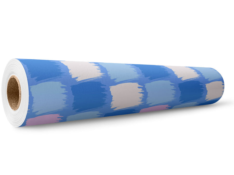 Bluebell Brick Wrap Film Wholesale Roll~Rwraps Series 914 Digitally Printed Vinyl Roll~5
