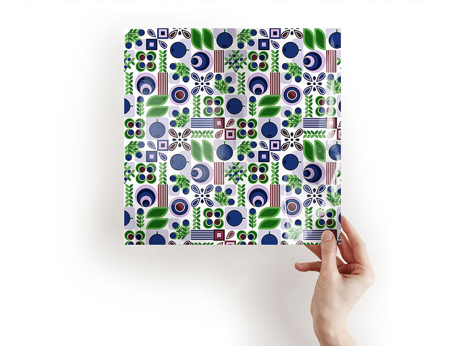 blueberries abound mosaic Craft Sheets