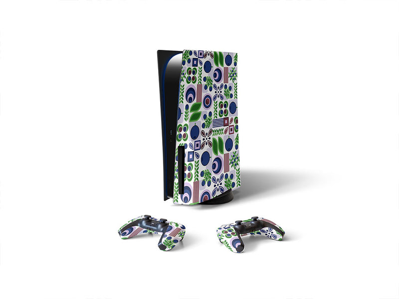 blueberries abound mosaic Sony PS5 DIY Skin