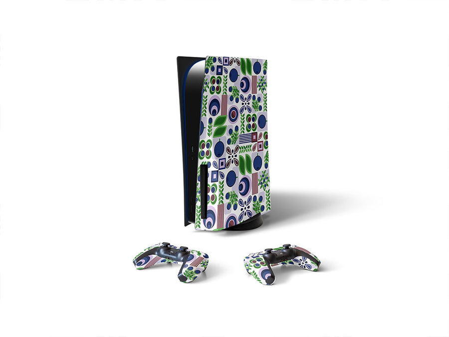 blueberries abound mosaic Sony PS5 DIY Skin