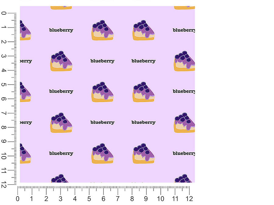 blueberry pie fruit 1ft x 1ft Craft Sheets