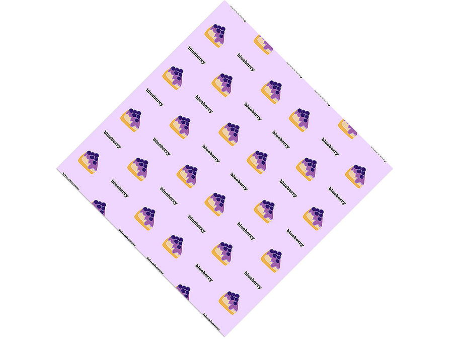 Blueberry Pie Fruit Vinyl Wrap Pattern