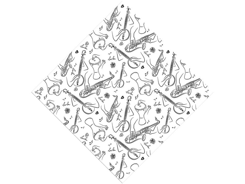 Bluegrass Soul Music Vinyl Wrap Pattern