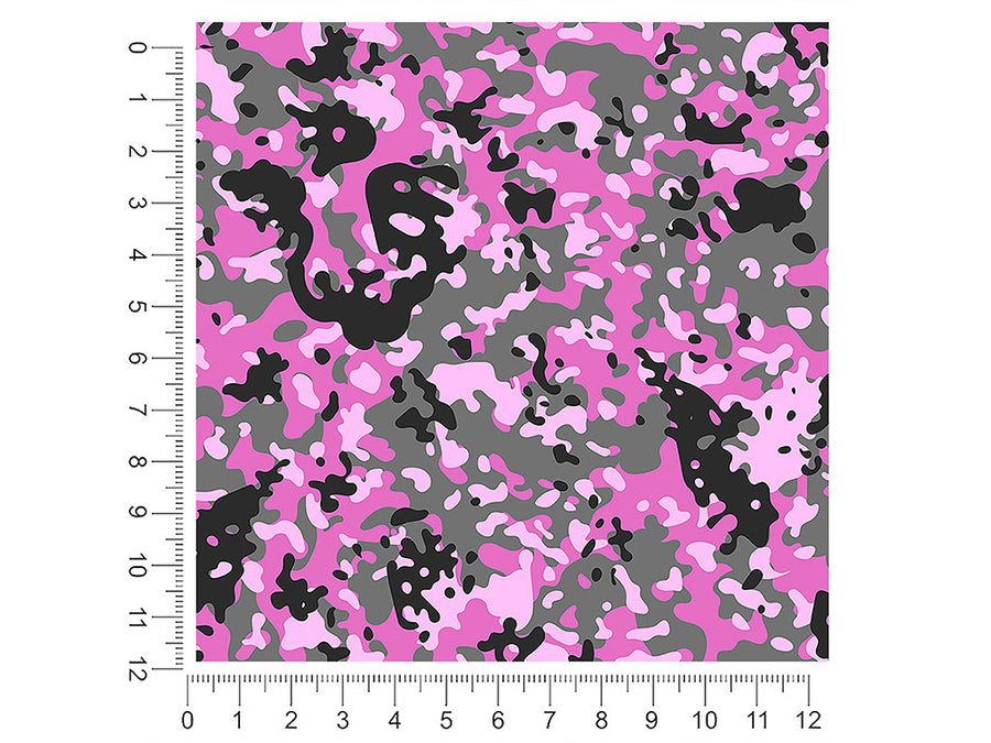 blush multicam camouflage 1ft x 1ft Craft Sheets