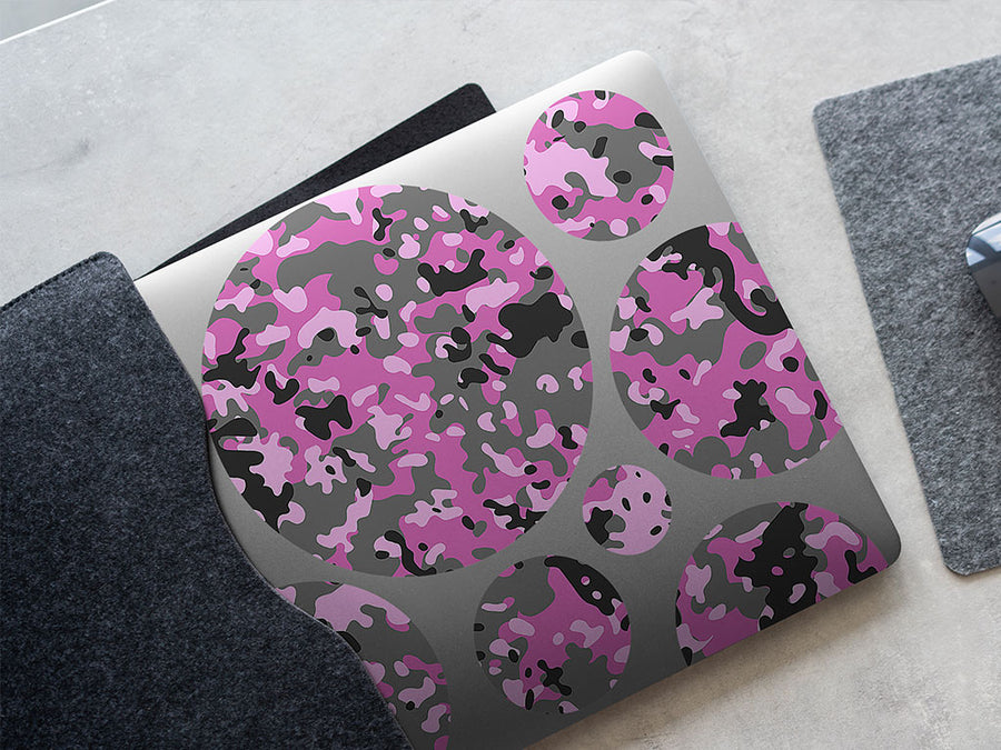 blush multicam camouflage DIY Laptop Stickers