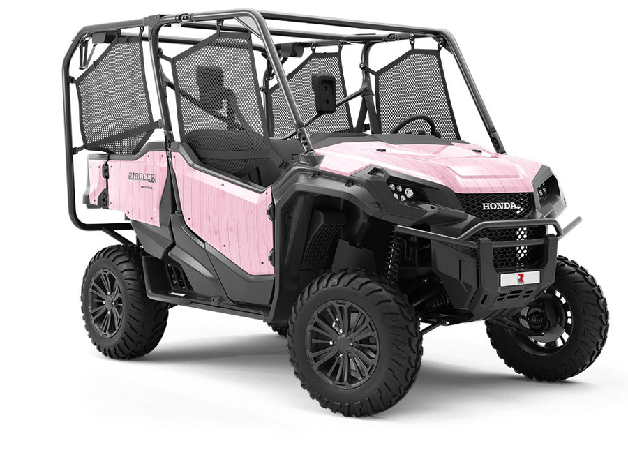 Blush Wood Plank Utility Vehicle Vinyl Wrap