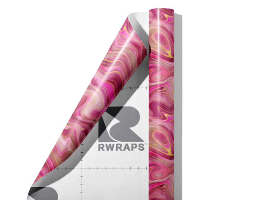 Blushing Cheeks Gemstone Wrap Film Sheets~Rwraps Series 914 Blushing Cheeks Gemstone Scrolled Sheet~3