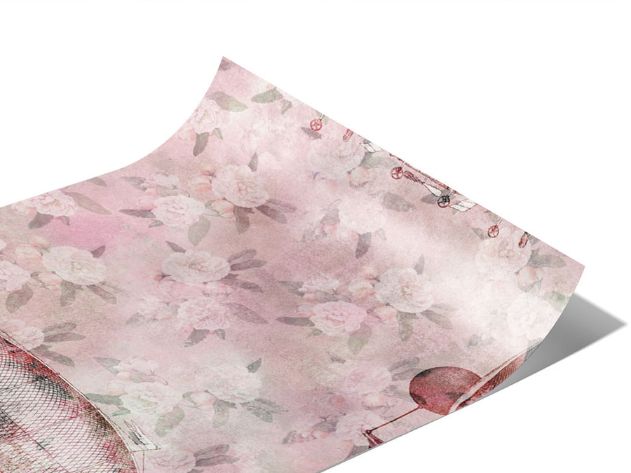 Blushing Dirigibles Steampunk Vinyl Wraps~Rwraps Series 914 Digitally Printed Vinyl Wrap~0