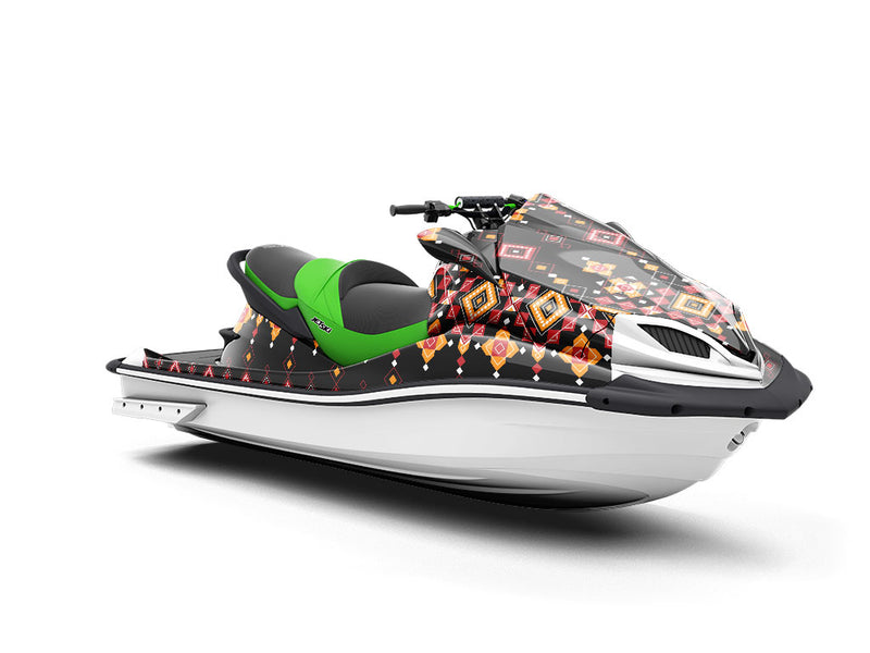 Blushing Elegance Art Deco Jet Ski Vinyl Customized Wrap