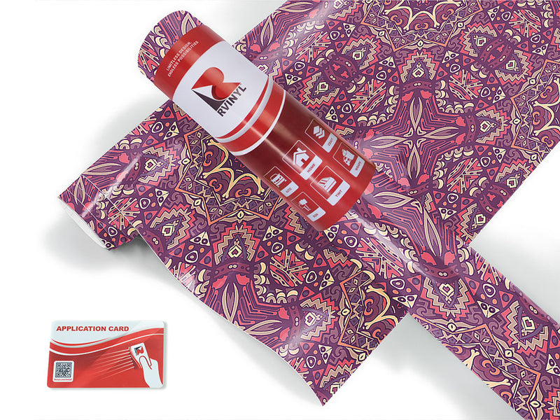 blushing rose mandala Craft Vinyl Roll