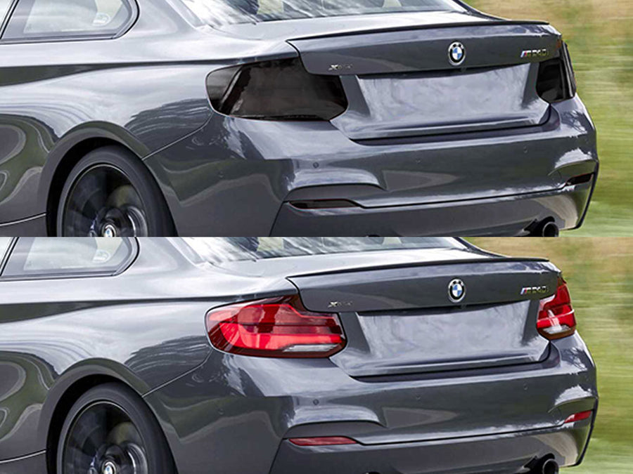 2-series (convertible / coupe / led) Before and After Smoked Taillights