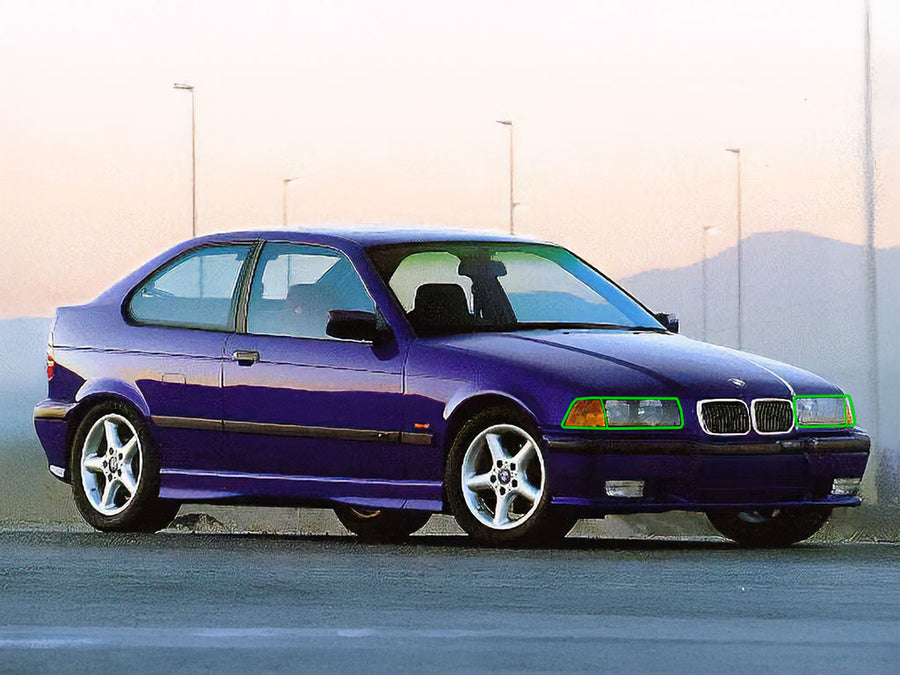 bmw 3-series 1992-1998 Headlight Protection Installation Location