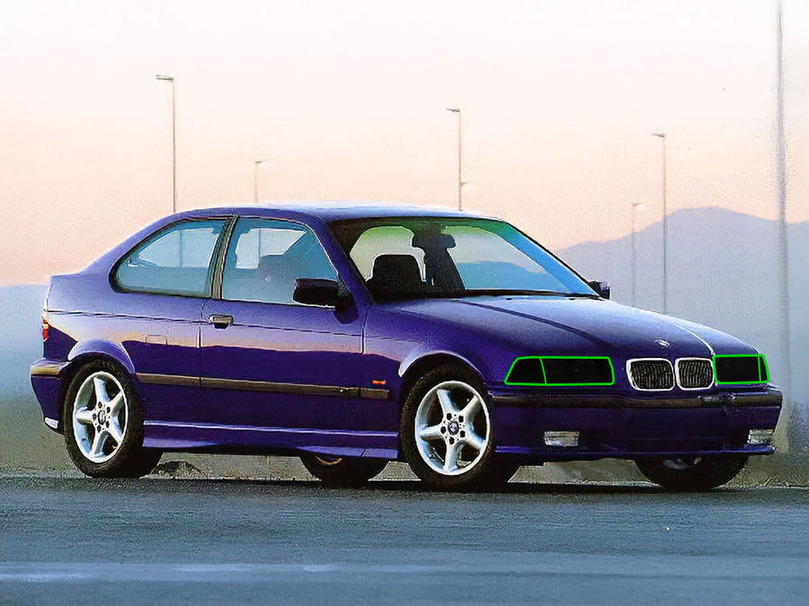 bmw 3-series 1992-1998 Headlight Tint Location