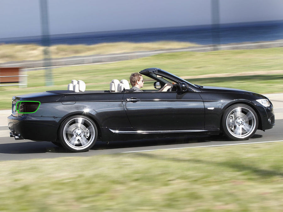 3-series (convertible) Tail Light Tint Installation Points
