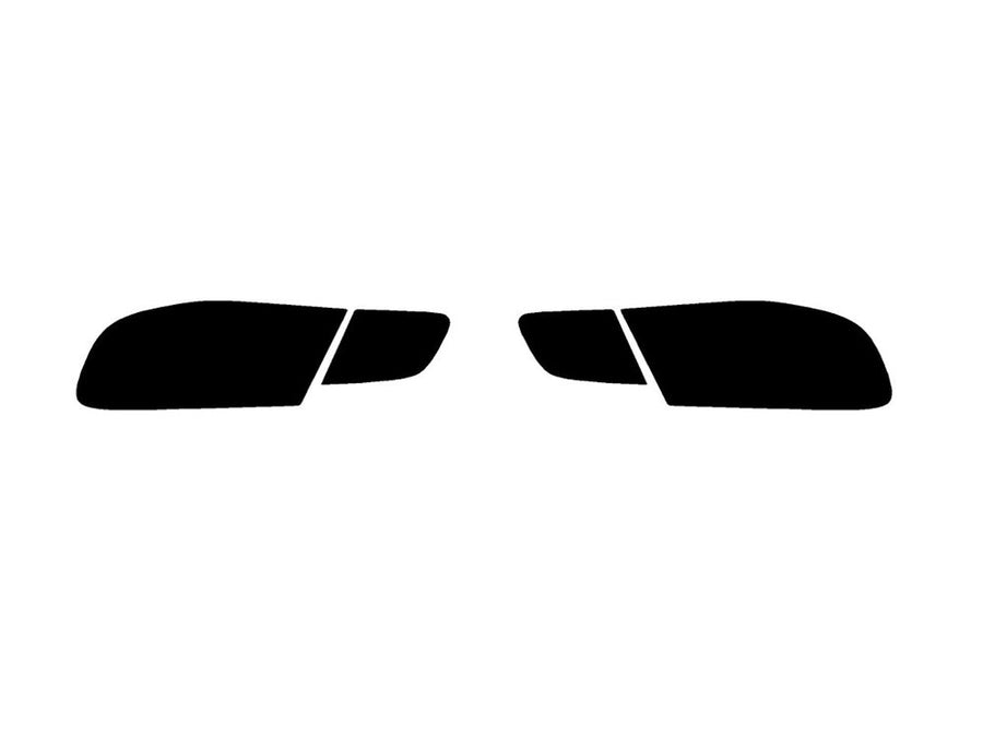 3-series (coupe) Precut Tail Light Tint Diagram