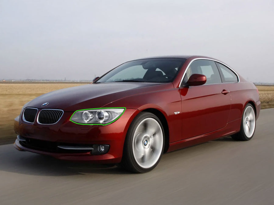 bmw 3-series 2011-2013 (coupe / convertible) Headlight Protection Installation Location