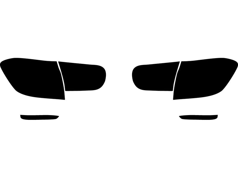 3-series (sedan) Precut Tail Light Tint Diagram