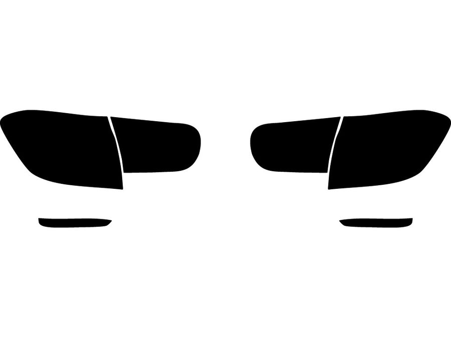 3-series (sedan) Precut Tail Light Tint Diagram