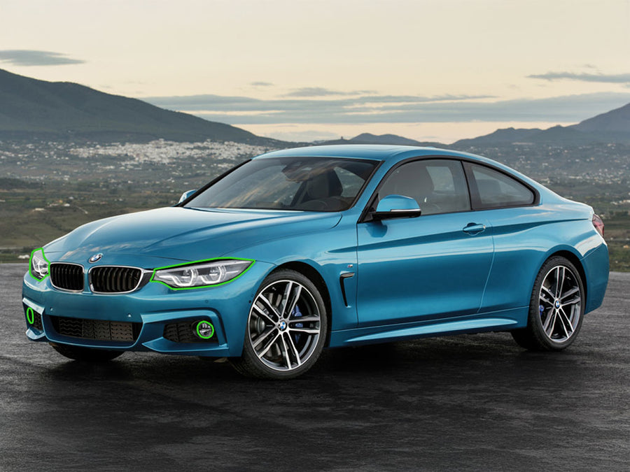 bmw 4-series 2017-2020 Headlight Protection Installation Location