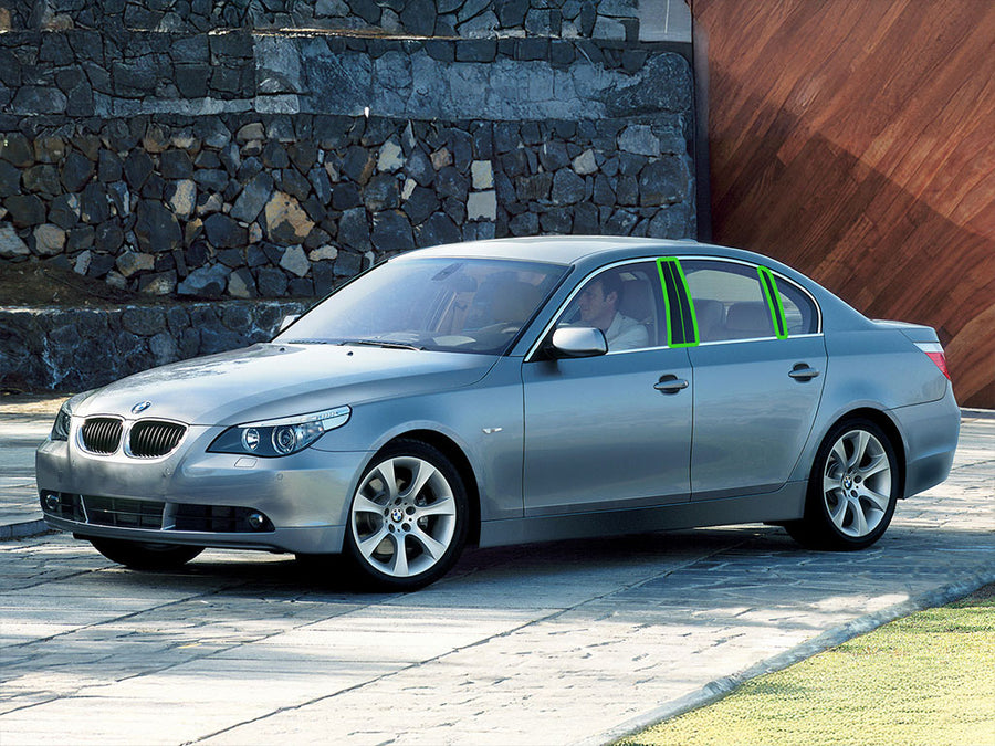 bmw 5-series 1998-2003 (sedan) Pillar Post Trim Installation Location