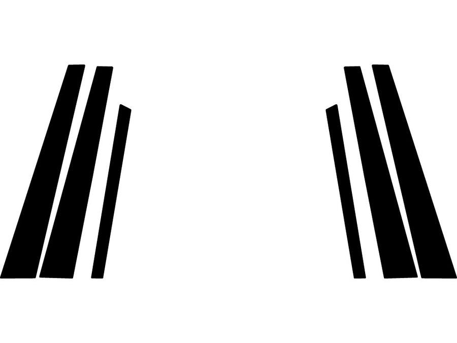 bmw 5-series 1998-2003 (sedan) Camo Pillar Trim Diagram