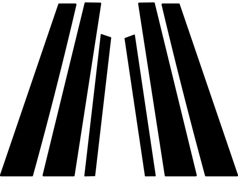 infiniti q40 2015-2015 Gloss Black Pillar Trim
