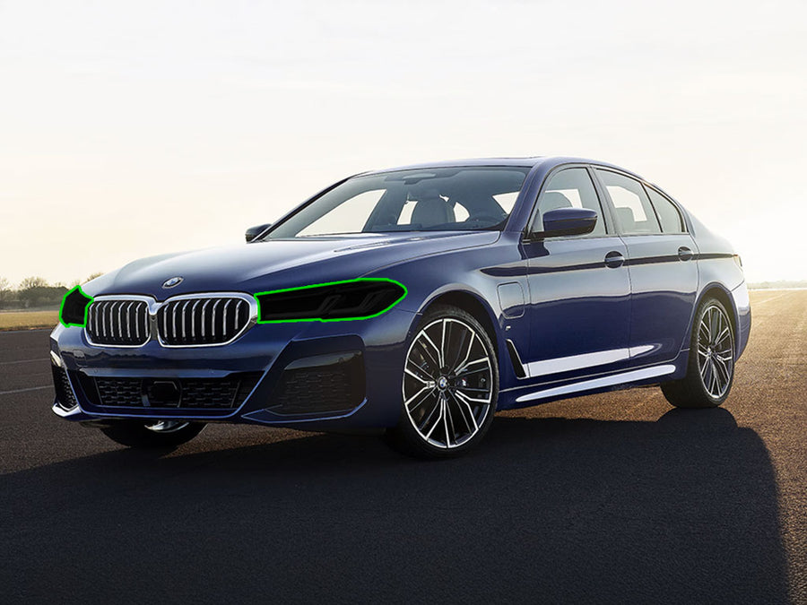 bmw 5-series 2021-2025 Headlight Tint Location