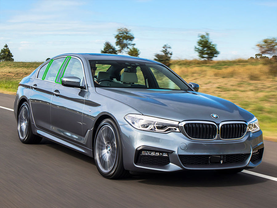 bmw 5-series 2011-2017 (sedan) Pillar Post Trim Installation Location